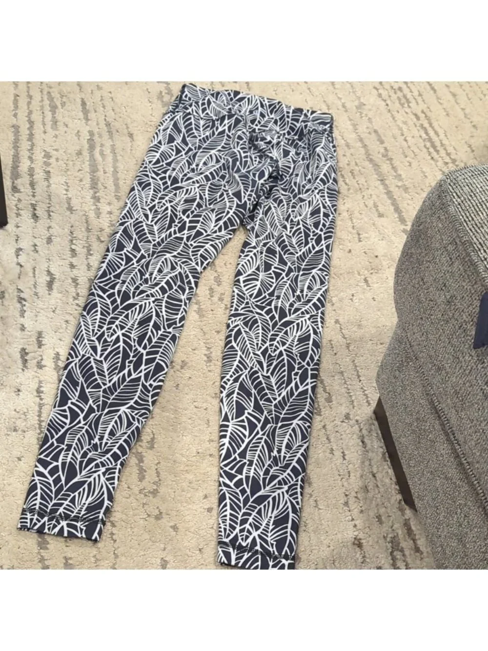 Lululemon Wunder Under Pant *Full-On Luxtreme (Roll Down)Pretty Palm Black Ang